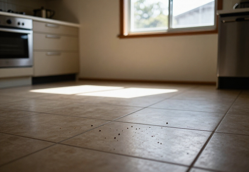 Kitchen with no signs of ants after treatment